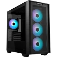 Abbildung von ASUS A21 Plus unterstützt versteckte Steckverbinder Motherboards, 360 mm Radiatoren und 380 Grafikkarten, Vier vorinstallierte ARGB Lüfter stromlinienförmiges Kabelmanagement