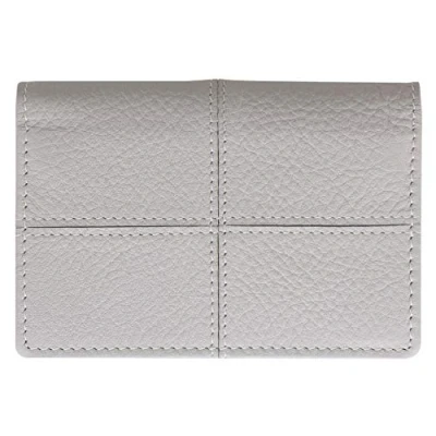 Abbildung von Classic Stitch Soft Business Card Holder Grey