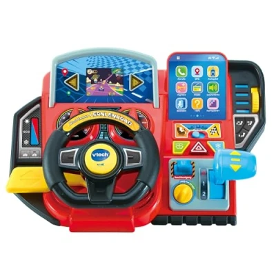 Abbildung von Vtech® Lernspielzeug Abenteuer Lernlenkrad, mit LCD Farbbildschirm