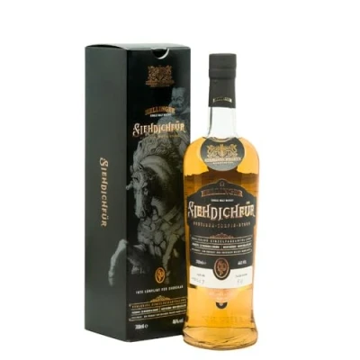 Abbildung von HELLINGER 42 SIEHDICHFÜR Sächsischer Single Malt Whisky 46% Vol. Alkohol 700ml Mit Noten von Vanille, Karamell, Rosinen &amp; Schokolade Dresdner Manufaktur Räucherung über Torf