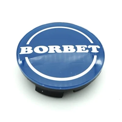 Abbildung von 1x Original Borbet Nabendeckel 56mm Blau Felgendeckel Nabenkappe Center Cap Deckel NEU!