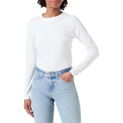 Abbildung von Selected Femme Langarmshirt, Damen, Größe: Medium, Snow white