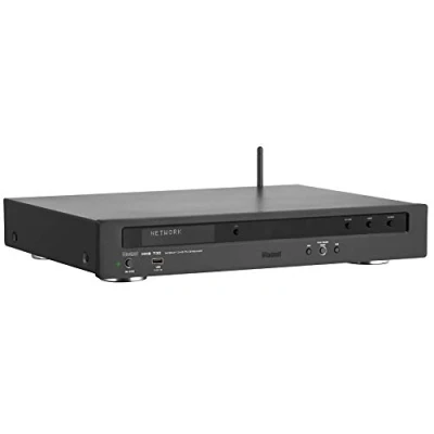 Abbildung von Magnat MMS 730, schwarz kompakter Netzwerk Player mit hochwertiger Aluminium Front und zahlreichen Streaming Funktionen