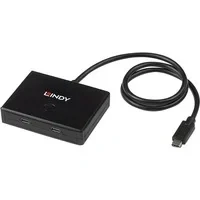 Abbildung von LINDY Zwei Wege Switch USB 3.2 Gen 1 Typ C, 2 Ports, 43329
