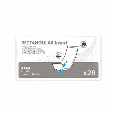 Abbildung von Rectangular Insert Mini Without Strip 36x11 28 St