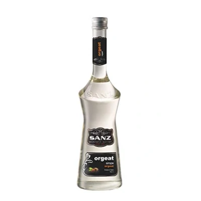 Abbildung von Orgeat Sirup Sanz, Mandelsirup aus Spanien für Tiki Cocktails, alkoholfrei, 0,7 L
