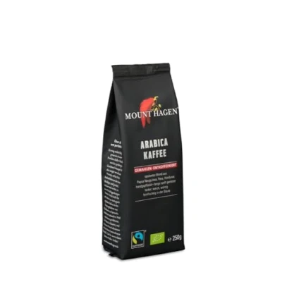 Abbildung von Mount Hagen Bio FT Naturland Röstkaffee Arabica, 250g gemahlen, entkoffeiniert