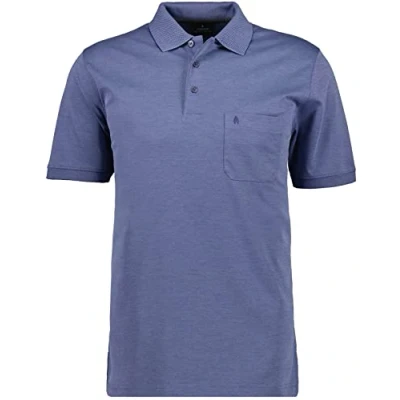 Abbildung von Ragman Herren Kurzarm Softknit Poloshirt ,Gr: 4XL ,Farbe: Türkisblau