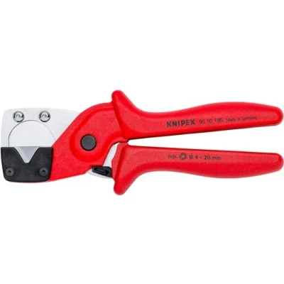 Abbildung von KNIPEX Rohrschneider für Mehrschicht und Pneumatikschläuche aus zähem, glasfaserverstärktem Kunststoff 185 mm 90 10