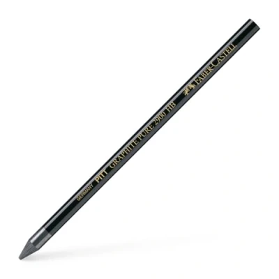 Abbildung von 6 x Faber Castell Graphitkreide Pitt monochrom Graphite Pure schwarz H