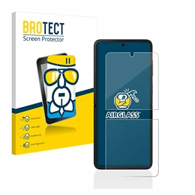 Abbildung von BROTECT Schutzglas für Oppo Find N2 Flip Schutzfolie Panzer Folie Glas [Extrem Kratzfest 9H, Anti Fingerprint, Ultra Transparent]