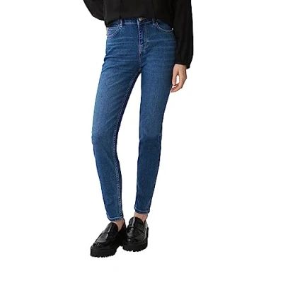 Abbildung von comma casual identity DÉLAVÉ Jeans Slim Fit, Damen, Größe: 34, Tiefblau