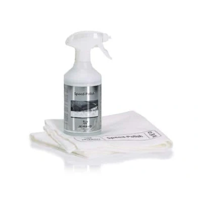Abbildung von Jemako Speed Polish Set,Speed Polish, 500 ml,Speed Tuch, 35 x 40 cm,Schaumpumpe für ml Flasche, weiß