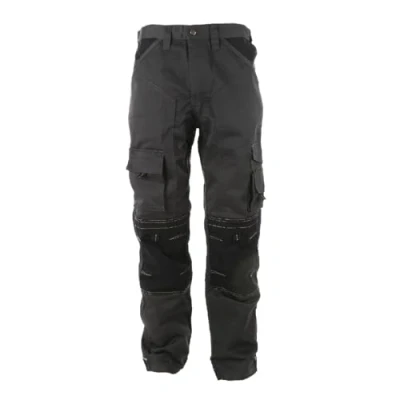 Abbildung von Apache Herren Hose mit Holstertaschen, Baumwollgemisch, 42W x 31L, Grau/Schwarz