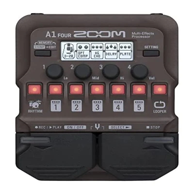 Abbildung von Zoom A1 FOUR Acoustic Guitar Multi Effects Pedal