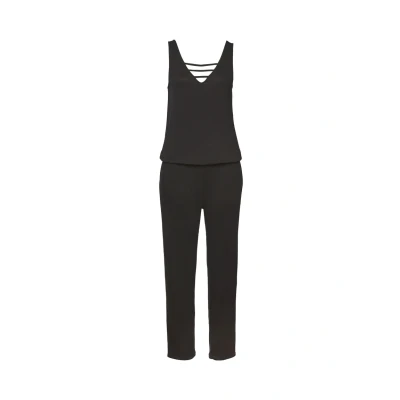 Abbildung von s.Oliver Overall, mit verziertem Ausschnitt, elastischer Jumpsuit Taschen