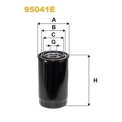 Abbildung von WIX FILTERS 95041E Kraftstofffilter Anschraubfilter IVECO: EuroCargo I III, EuroFire, DAF: CF 65