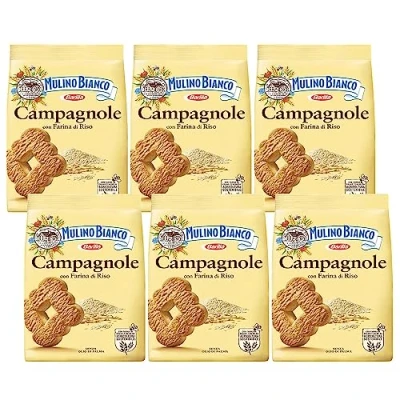 Abbildung von MULINO BIANCO Campagnole Mürbeteigkekse mit Reismehl 700g (Campagnole, x6)