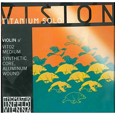 Abbildung von Thomastik Infeld VIT02 Saiten für Violine Vision Titanium Solo A mittel (4/4 Geige)