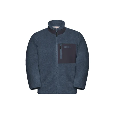 Abbildung von Jack Wolfskin ICE CURL Fleecejacke für Kinder, Größe: 176, Midnight sky