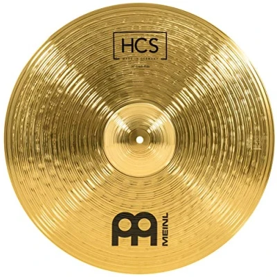 Abbildung von Meinl Cymbals HCS Crash Ride — 20 Zoll (Video) Schlagzeug Becken (50,8cm) Messing, Traditionelles Finish (HCS20CR)