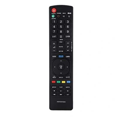 Abbildung von TV Fernbedienung, AKB72915244 Universelle Innovative Tastaturfernbedienung, Ersatz für Smart LCD LED Fernseher, energiesparend, umweltfreundlich, schwarz