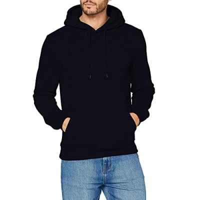Abbildung von FM London Heavyweight Hoodie für Herren Superweiche Hoodies mit innerem gebürstetem Fleecefutter Baumwollreiche, bequeme Passform