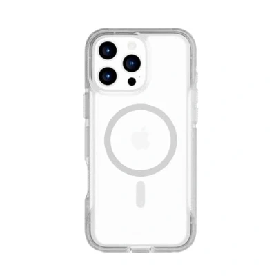 Abbildung von tech21 EvoPro für iPhone 16 Pro Max kompatibel mit MagSafe Aufprallschutz Hülle 21x nach Militärstandard getestet in klar