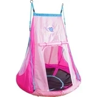 Abbildung von Hudora Nestschaukel 72153 mit Zelt Heart, 110 cm