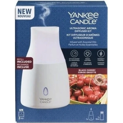 Abbildung von Yankee Candle Black Cherry Ultrasonic Aroma Diffuser Starter Kit