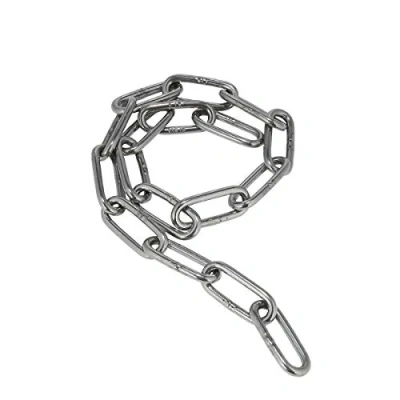 Abbildung von Tecklenborg Edelstahlkette, langes Glied, ähnlich DIN763, 5 Meter, 2 mm ˜