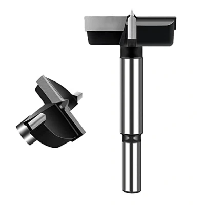 Abbildung von Wolframstahl Forstnerbohrer 60mm, ASNOMY Forstner bohrer Bit, Holzbohrer Topfbohrer Kunstbohrer für Holz &amp; Hartholz