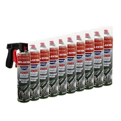 Abbildung von PRESTO_bundle Bremsenreiniger Power Teilereiniger Spray Presto 307287 10 X 600 ml mit Pistolengriff