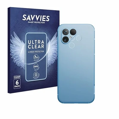 Abbildung von Savvies 6 Stück Schutzfolie für Fairphone 5 (NUR Kameraschutz) Displayschutz Folie Ultra Transparent
