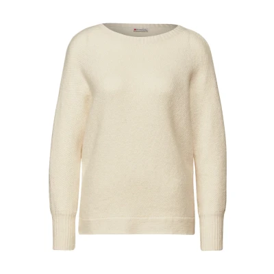 Abbildung von Street One Dolman Strickpullover, Damen, Größe: 36, Beige