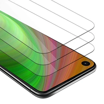 Abbildung von Cadorabo 3x Panzer Schutz Glas für Motorola ONE ACTION 3 Stück Schutzfolie in Ultra Klar Hüllen freundlich Gehärtetes (Tempered) Dipslayschutz Folie 9H Härte Anti Kratzer