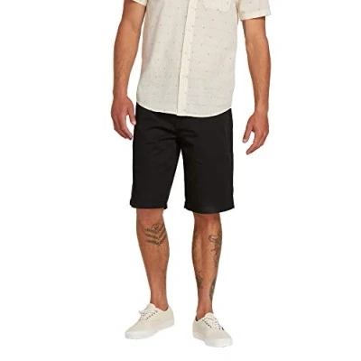 Abbildung von Volcom Herren Frickin Chino Lässige Shorts, schwarz, 46