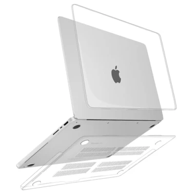 Abbildung von ZYB Hülle für MacBook Pro 16 Zoll 2024 2023 2021 M4 M3 M2 M1 Pro/Max A3186 A3403 A2991 A2780 A2485, Ultradünne Hartschale Schutzhülle Case, Kristallklar
