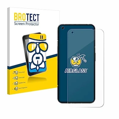 Abbildung von BROTECT Schutzglas für Nothing Phone (1) Schutzfolie Panzer Folie Glas [Extrem Kratzfest 9H, Anti Fingerprint, Ultra Transparent]