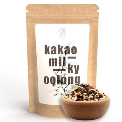 Abbildung von Alpaca Tea loser Oolong Tee wiederverschließbar (Kakao Milky Oolong, 500g)
