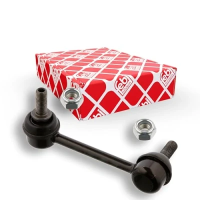 Abbildung von febi BILSTEIN 34776 Koppelstange Vorderachse links 105 M10 x 1,25 Plus mit selbstsichernder Mutter Stahl schwarz MAZDA: CX 7