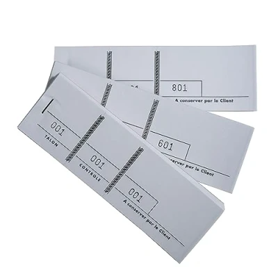 Abbildung von EXACOMPTA Blocs passe partout 3 volets 4,8x15cm 100 feuillets