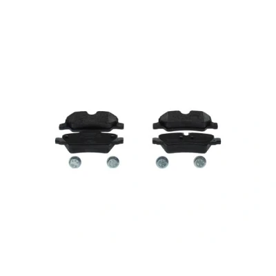 Abbildung von BOSCH 0 986 495 400 Bremsbelagsatz Low Metallic mit Anti Quietsch Blech, Montageanleitung MINI: Schrägheck, Cabrio