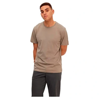 Abbildung von Selected Homme Slhaspen Oneck Tshirt basic, Herren, Größe: Small, Vetiver