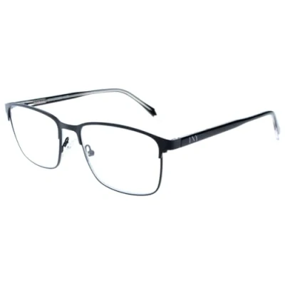 Abbildung von Moderne Lesebrille BEN aus hochwertigem Metall mit Federscharnier in Schwarz + 2,00 dpt