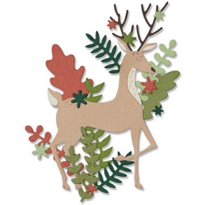 Abbildung von Sizzix Thinlits Die Set 19PK Delightful Deer 665945 Lisa Jones (08 22)