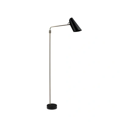 Abbildung von Northern Birdy Swing Stehleuchte schwarz/messing
