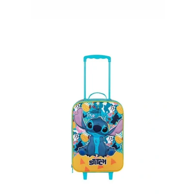 Abbildung von Disney Lilo und Stitch Colors Soft 3D Trolley Koffer, Türkis, 17 x 33 52 cm, Kapazität 26 L