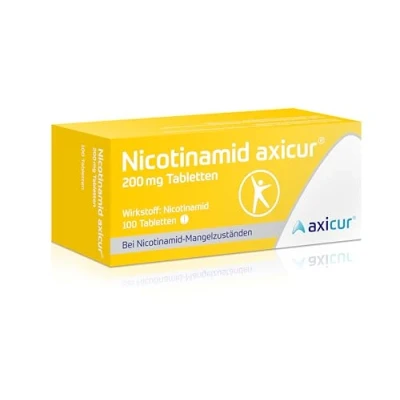 Abbildung von Nicotinamid Axicur 200 mg Tabletten 100 St