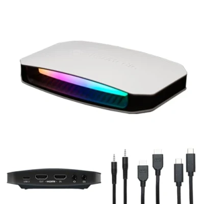 Abbildung von AVerMedia HDMI Capture Card für Video Streaming und Gaming, VRR Unterstützung HDR 4K, 2.1 PS5, Xbox Series X/S, One, PS4, Nintendo Switch GC553G2 Live Gamer Ultra
